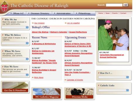 Catholic Diocese Raleigh